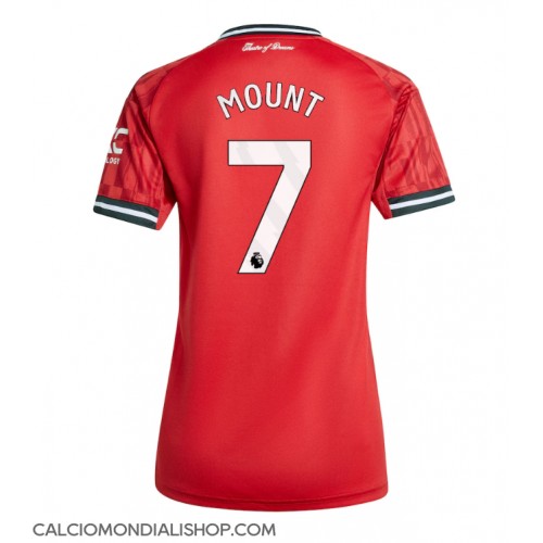 Maglie da calcio Manchester United Mason Mount #7 Prima Maglia Femminile 2025-26 Manica Corta